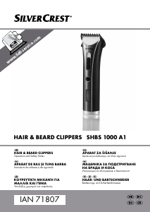 Наръчник SilverCrest IAN 71807 Машинка за подстригване