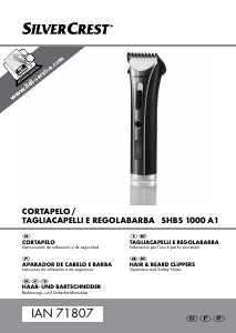 Manuale SilverCrest IAN 71807 Tagliacapelli