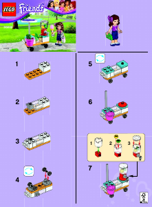 Bruksanvisning Lego set 30202 Friends Smootie stall