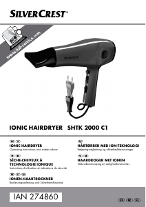 Mode d’emploi SilverCrest IAN 274860 Sèche-cheveux