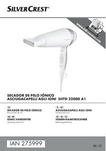 Manual de uso SilverCrest IAN 275999 Secador de pelo