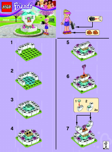 Manuale Lego set 30204 Friends Fontana dei desideri