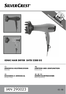 Instrukcja SilverCrest IAN 290023 Suszarka do włosów