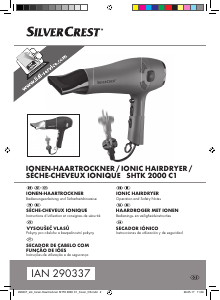 Manual de uso SilverCrest IAN 290337 Secador de pelo