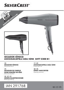 Manual de uso SilverCrest IAN 291768 Secador de pelo