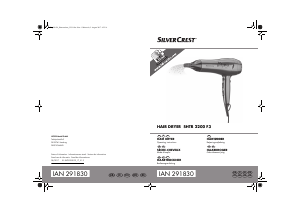 Handleiding SilverCrest IAN 291830 Haardroger