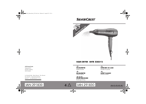 Priročnik SilverCrest IAN 291830 Sušilnik za lase