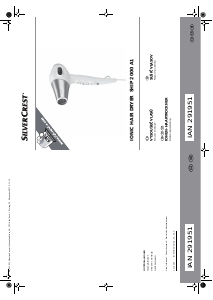 Návod SilverCrest IAN 291951 Fén na vlasy