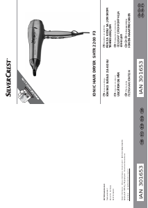 Manual SilverCrest IAN 301653 Uscător de păr