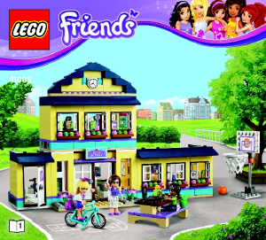 Handleiding Lego set 41005 Friends Heartlake school