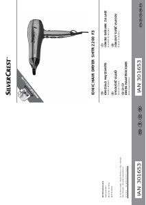 Használati útmutató SilverCrest IAN 301653 Hajszárító