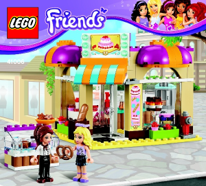 Руководство ЛЕГО set 41006 Friends Центральная кондитерская