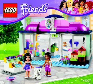 Manuale Lego set 41007 Friends Il salone di bellezza