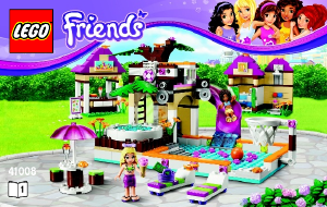 Manual Lego set 41008 Friends Heartlake city pool