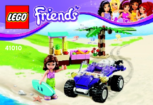 Brugsanvisning Lego set 41010 Friends Olivias strandbuggy