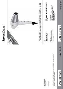 Manual SilverCrest IAN 317026 Uscător de păr