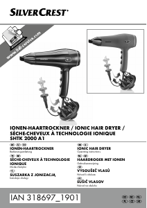 Instrukcja SilverCrest IAN 318697 Suszarka do włosów