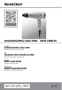 Manuale SilverCrest IAN 331239 Asciugacapelli