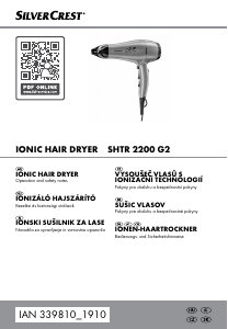 Priročnik SilverCrest IAN 339810 Sušilnik za lase