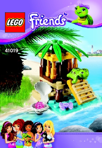 Bruksanvisning Lego set 41019 Friends Sköldpaddans lilla oas