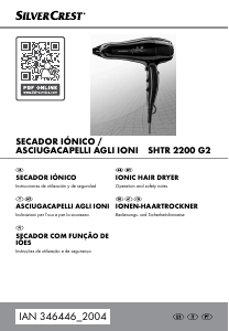 Manual de uso SilverCrest IAN 346446 Secador de pelo