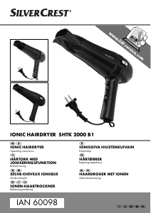 Handleiding SilverCrest IAN 60098 Haardroger