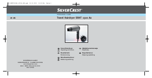 Brugsanvisning SilverCrest IAN 61536 Hårtørrer