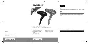 Manuale SilverCrest IAN 71808 Asciugacapelli