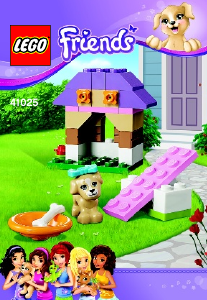 Mode d’emploi Lego set 41025 Friends Le Chiot & sa Niche