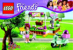 Manuál Lego set 41027 Friends Mia a stánek s limonádou