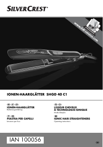 Manuale SilverCrest IAN 100056 Piastra per capelli