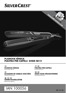 Manual de uso SilverCrest IAN 100056 Plancha de pelo