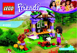 Manual Lego set 41031 Friends Andreas mountain hut