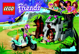 Manuale Lego set 41032 Friends Pronto intervento giungla