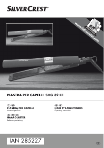 Manuale SilverCrest IAN 285227 Piastra per capelli