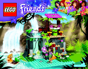 Manuale Lego set 41033 Friends Salvataggio alle cascate tropicali