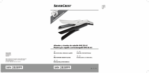 Manual SilverCrest IAN 285899 Alisador de cabelo