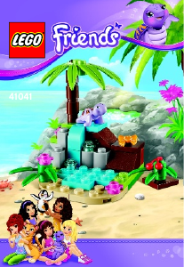 Manual de uso Lego set 41041 Friends El pequeño paraíso de la tortuga