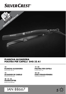 Manual de uso SilverCrest IAN 88667 Plancha de pelo