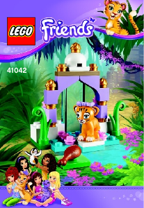 Bruksanvisning Lego set 41042 Friends Tigerns vackra tempel