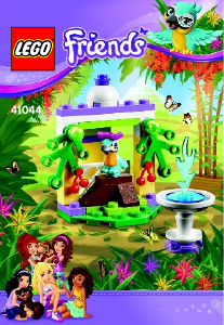 Manual de uso Lego set 41044 Friends La fuente de la guacamaya