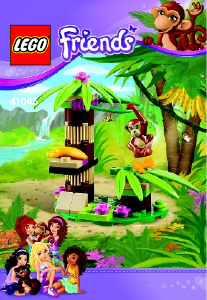 Bruksanvisning Lego set 41045 Friends Orangutangens bananträd