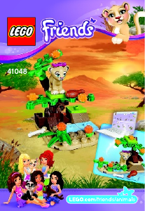 Brugsanvisning Lego set 41048 Friends Løveungens savanne