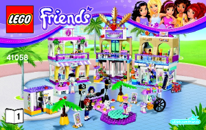 Руководство ЛЕГО set 41058 Friends Торговый центр Хартлейк Сити