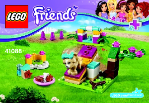 Bruksanvisning Lego set 41088 Friends Valpträning