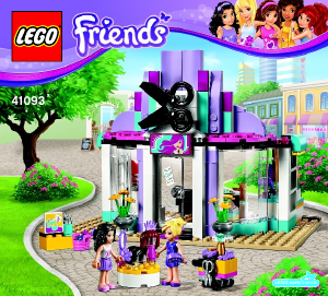 Manual de uso Lego set 41093 Friends La peluquería de Heartlake