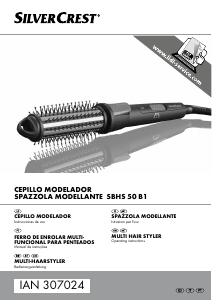 Manual SilverCrest IAN 307024 Modelador de cabelo