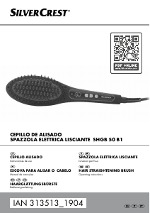 Manual SilverCrest IAN 313513 Modelador de cabelo