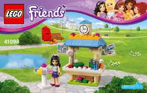 Руководство ЛЕГО set 41098 Friends Туристический киоск Эммы