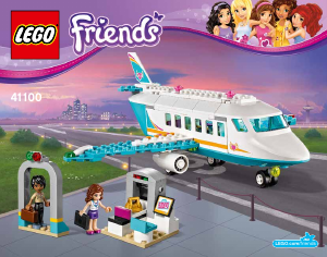 Brugsanvisning Lego set 41100 Friends Heartlake privat-jetfly